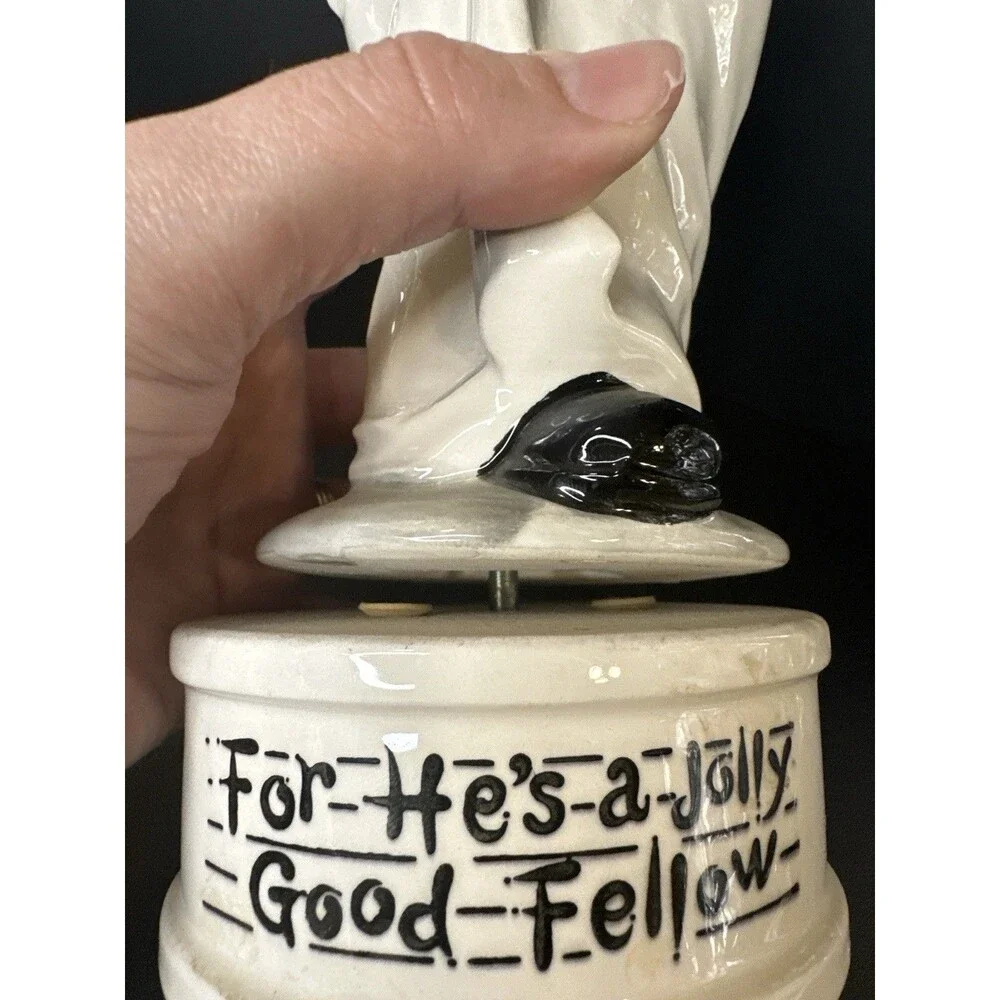 Vintage Made in Japan Bartender Music Decanter – “For He’s a‎ Jolly Good Fellow”